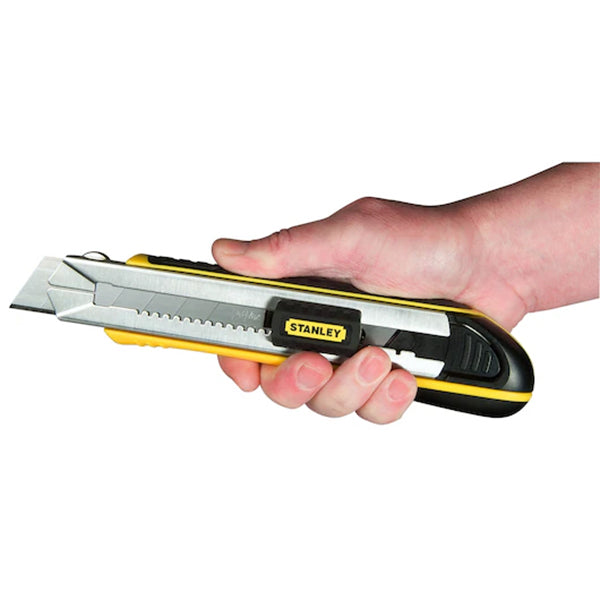 Cutter FATMAX® - (Conf. 6pz) - Coltello bi-material - Taglierino lama 25mm - Stanley - 0-10-486 - (Confezione multipla) Cutter FATMAX® - (Conf. 6pz) - Coltello bi-material - Taglierino lama 25mm - Stanley - 0-10-486 - (Confezione multipla)